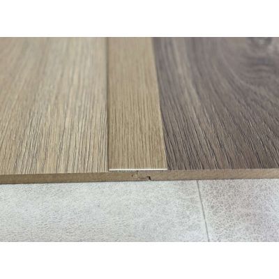 Perfil de suelo mismo nivel extra plano adhesivo en PVC