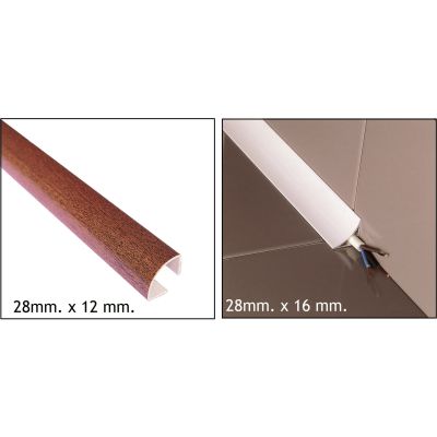 Rinconeras PVC pasacables Adhesivo